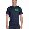 Dark Navy Custom Fire Department T-Shirt – Personalized Text – Gildan DryBlend® 50/50 Short Sleeve - Image 2