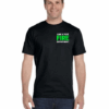 Black Custom Fire Department T-Shirt – Personalized Text – Gildan DryBlend® 50/50 Short Sleeve - Image 3
