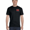Black Custom Fire Department T-Shirt – Personalized Text – Gildan DryBlend® 50/50 Short Sleeve - Image 5