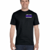 Black Custom Police Department T-Shirt – Personalized Text – Gildan DryBlend® 50/50 Short Sleeve - Image 4