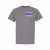 Graphite Heather Custom Police Department T-Shirt – Personalized Text – Gildan DryBlend® 50/50 Short Sleeve - Image 2